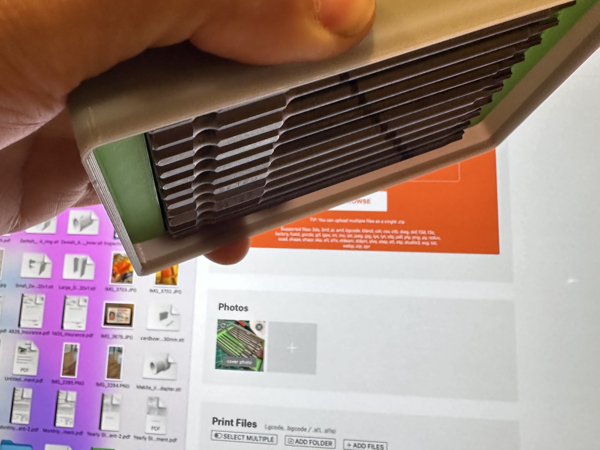 Giá đỡ bộ mũi vít Torx 11 món Temu (Chèn Gridfinity)