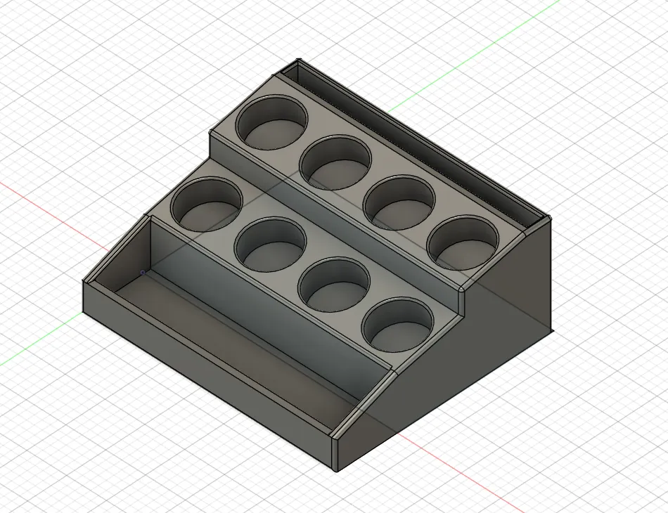 Giá đỡ màu Revell với ngăn chứa và chỗ để cọ rộng