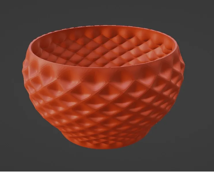 VÁZA MISKA ĐƯỢC THIẾT KẾ TRONG BLENDER