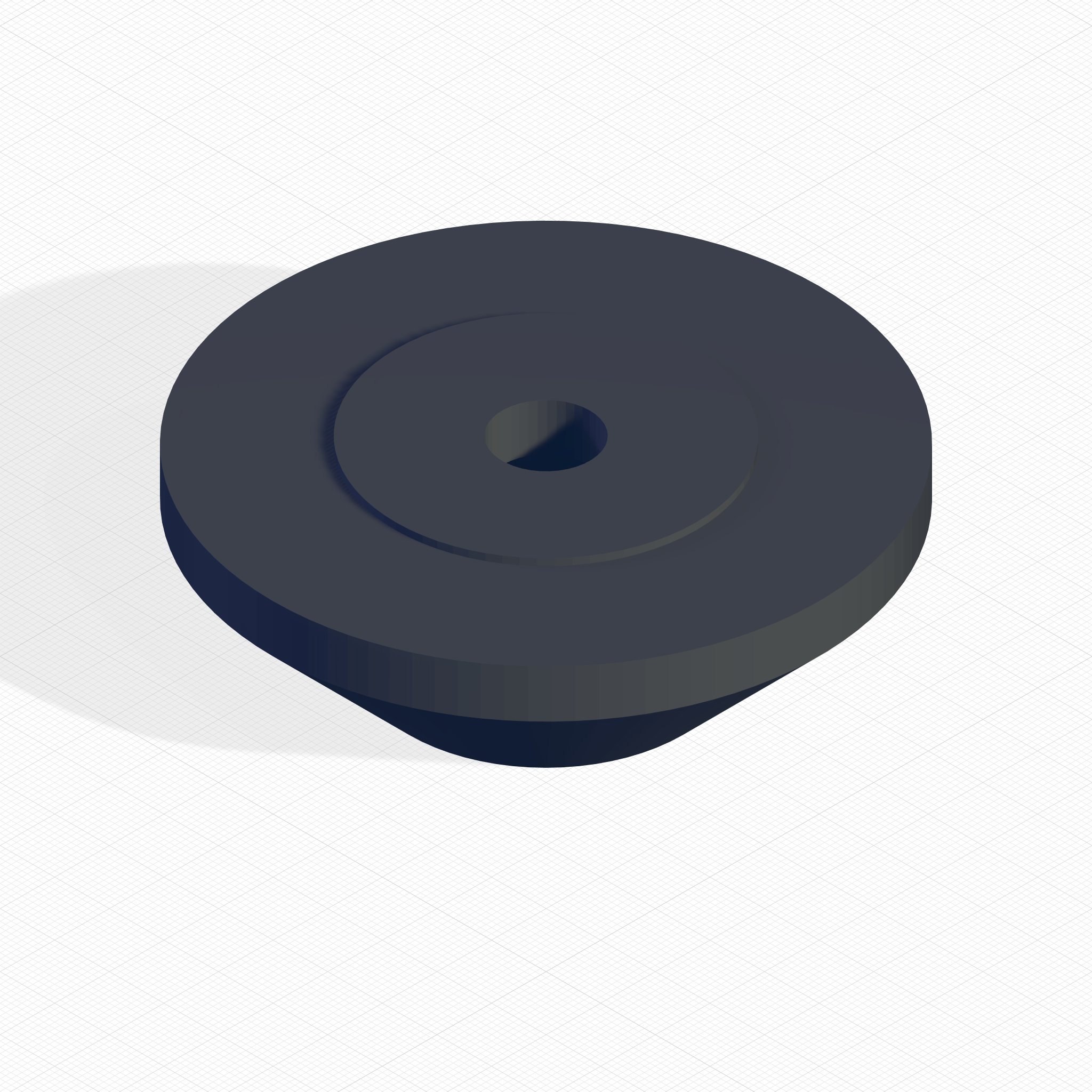 Khóa bánh xe mỏng với lỗ vít rộng hơn