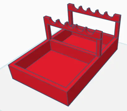 Giá đỡ và làm sạch cọ vẽ không lộn xộn