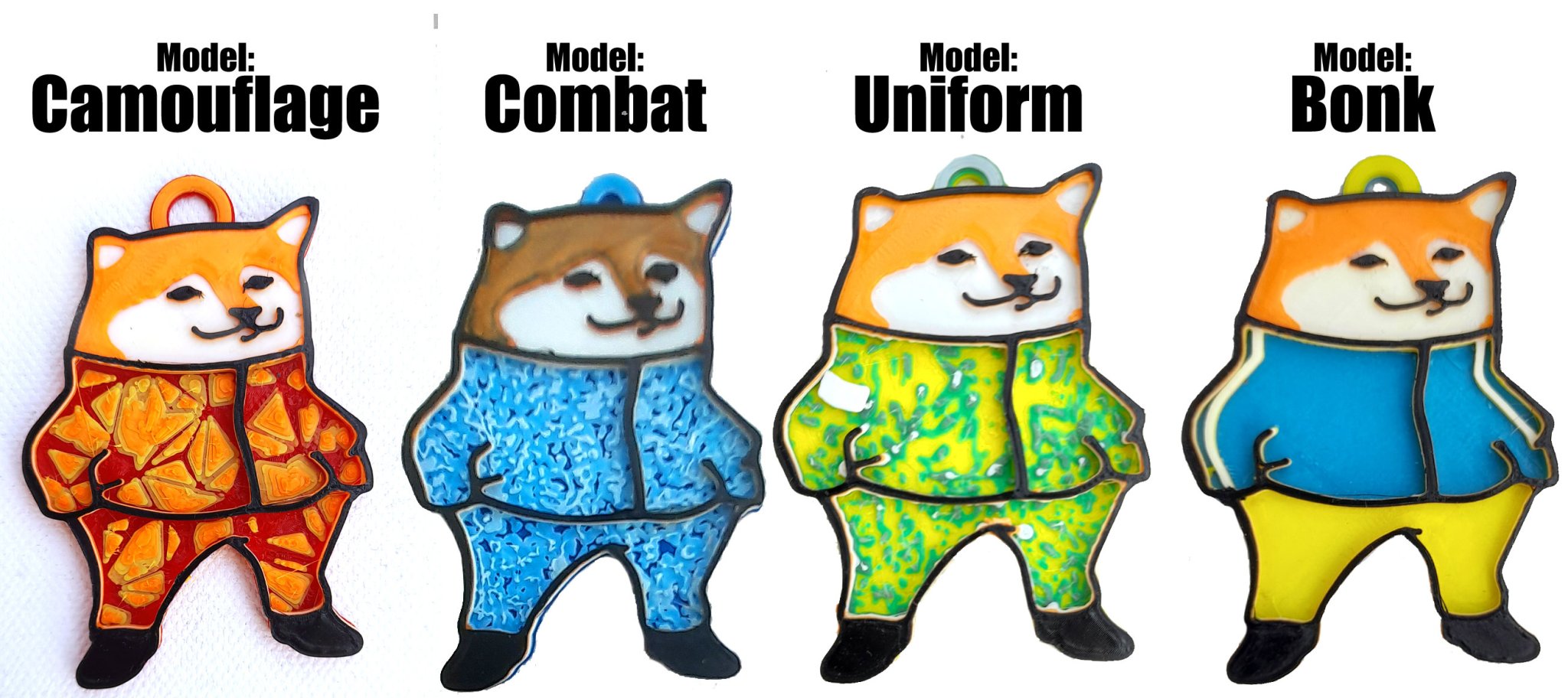 NAFO fella đa màu sắc cho người yêu thời trang