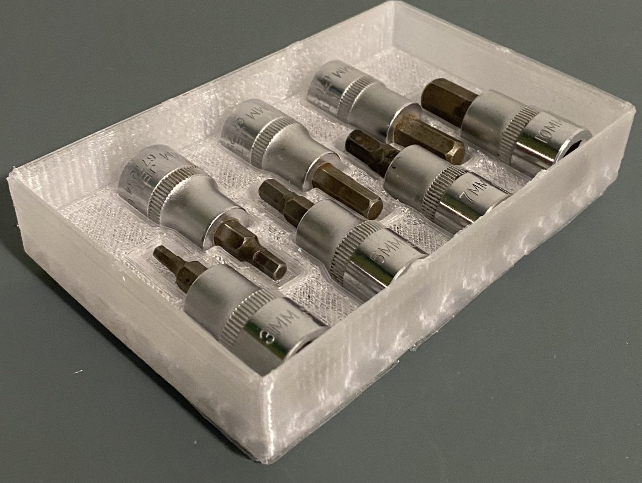 Bộ tổ chức hộp công cụ Gridfinity có thể xếp chồng