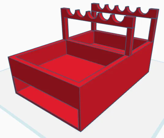 Giá đỡ cọ vẽ có ngăn chứa nước và cọ dự phòng