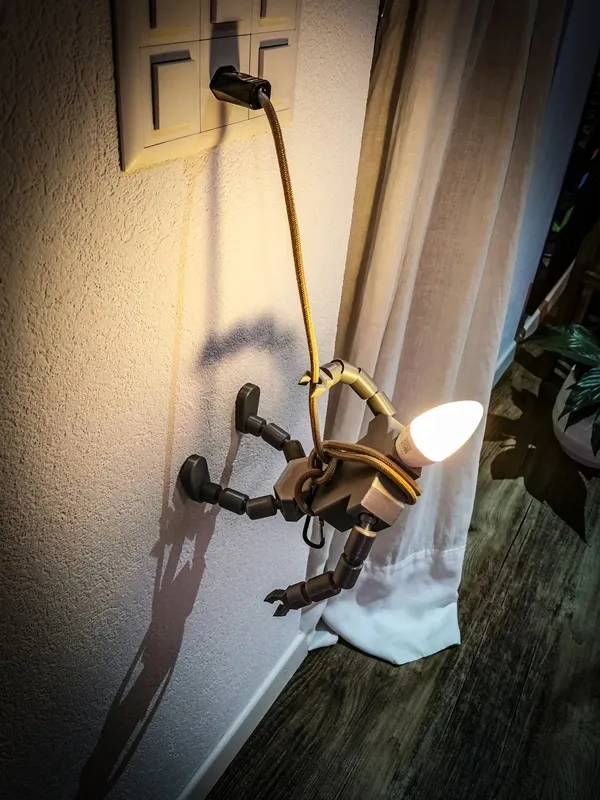 Đèn robot trang trí thông minh cho ổ cắm