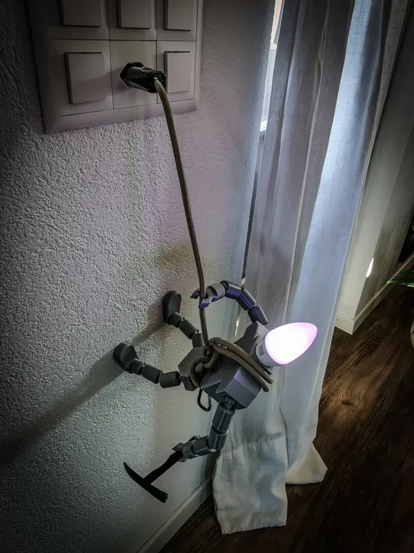 Đèn robot trang trí thông minh cho ổ cắm