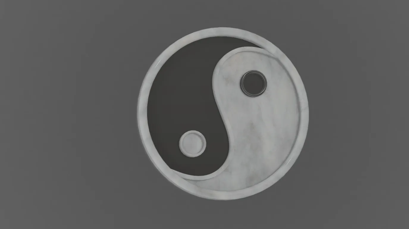 Vườn thiền phong cách Ying Yang đẹp mắt với cát
