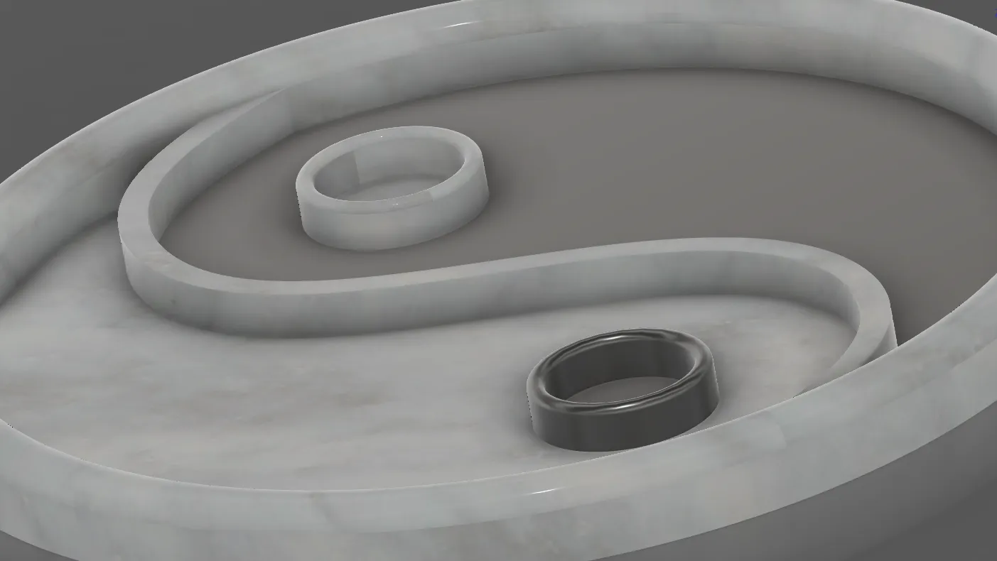 Vườn thiền phong cách Ying Yang đẹp mắt với cát