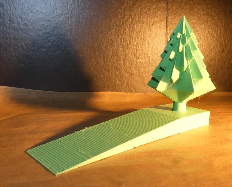 Cale porte hình cây thông mùa đông