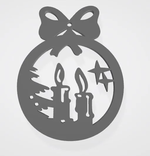 Đồ trang trí Giáng sinh 3D - Bộ 3 món