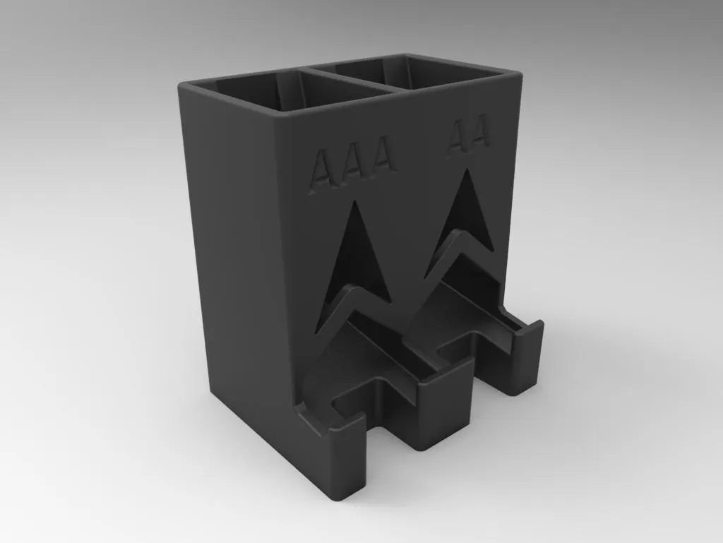 Giá đỡ và phân phối pin AA & AAA chắc chắn cho xưởng