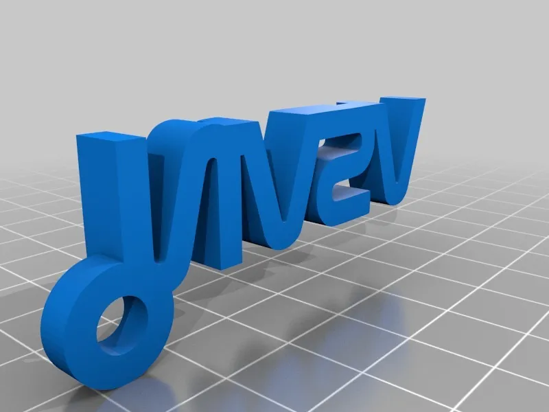 Móc khóa NASA đơn giản