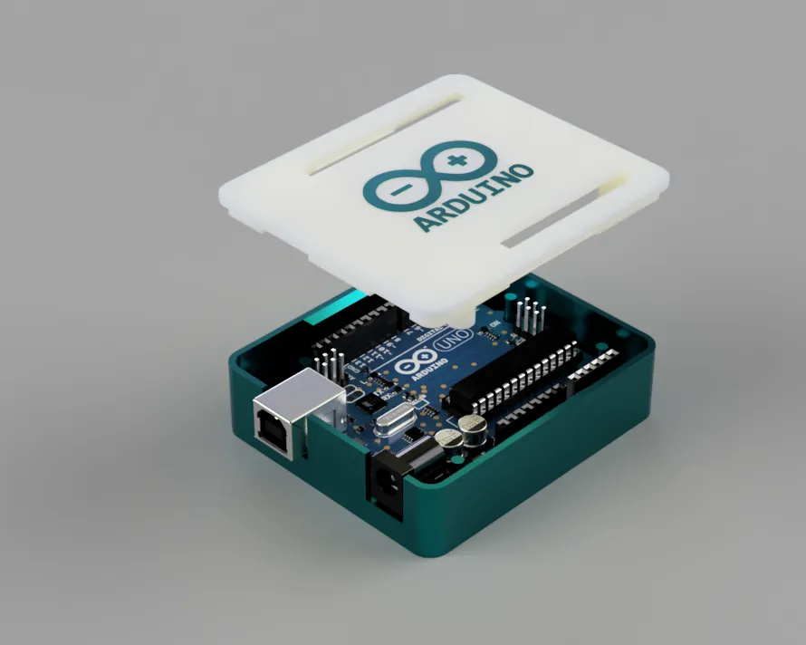 Vỏ bảo vệ Arduino Uno với nắp gài chắc chắn