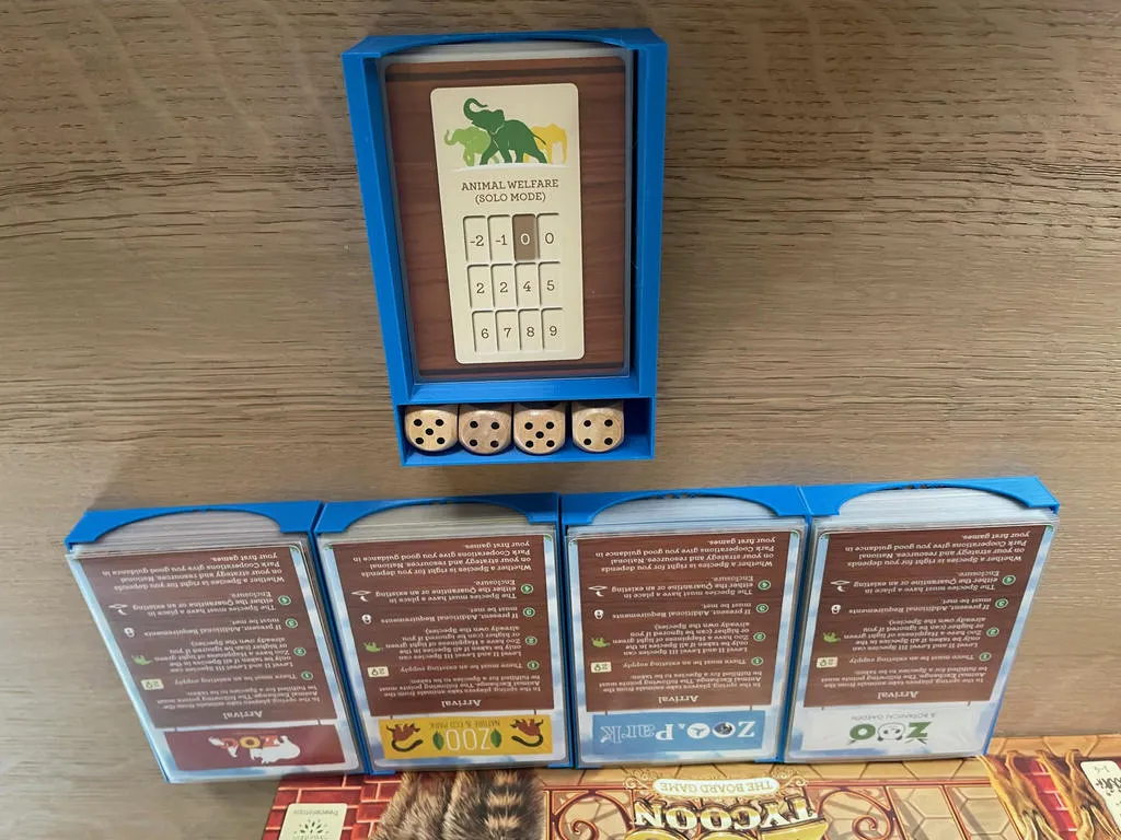 Thẻ đựng bài Zoo Tycoon (có bao bì)