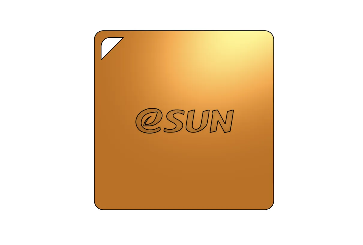 Thẻ màu filament Esun Petg tối giản