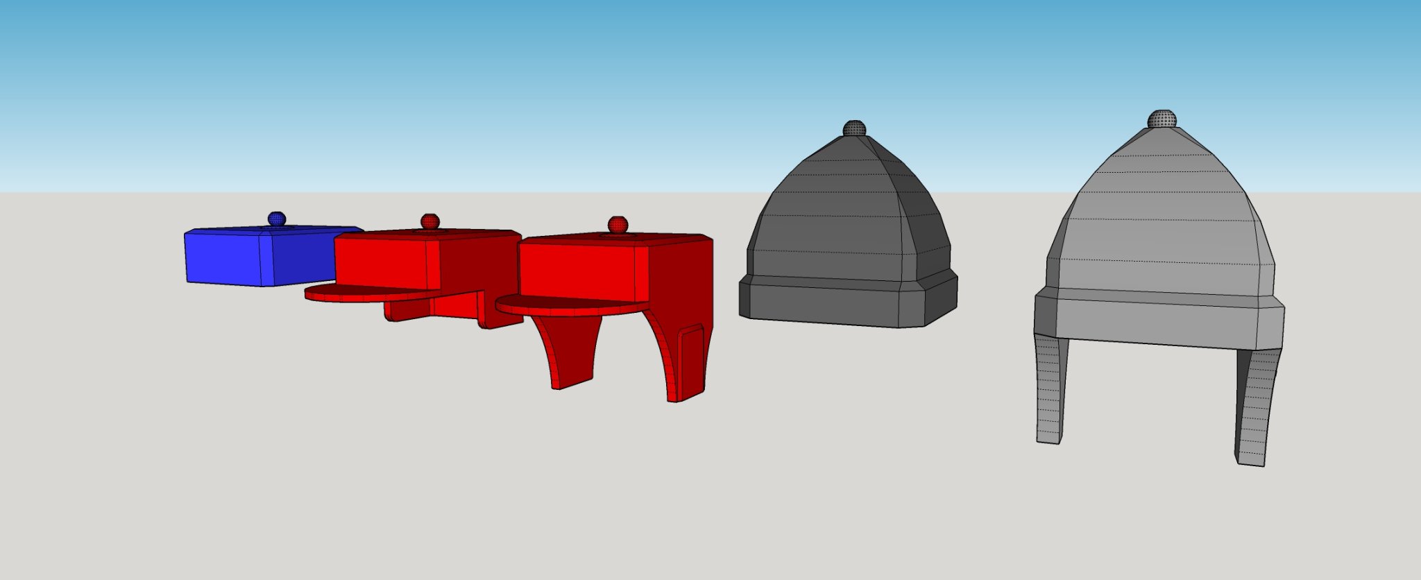Bộ mũ mùa lạnh Mini 13: Set mũ cho nhân vật 3D