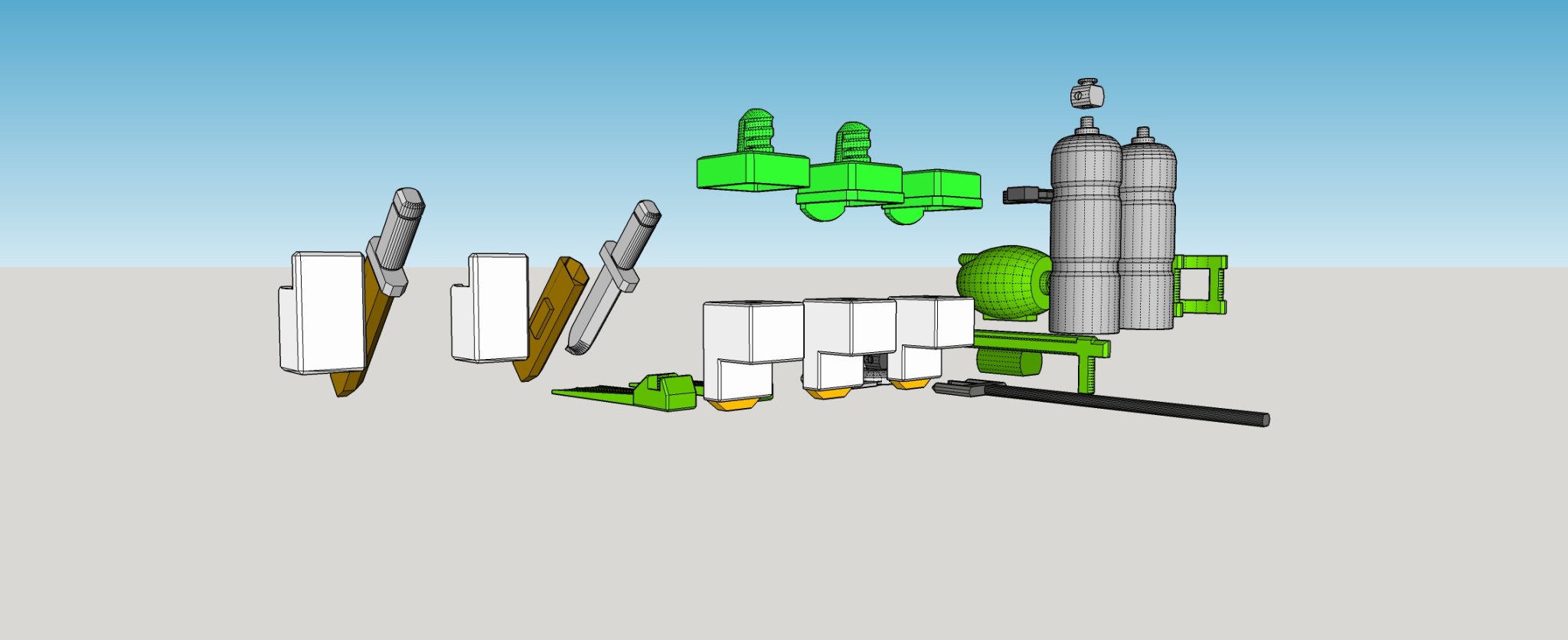 Bộ đồ chơi Người Nhái Mini 13 với phụ kiện lặn 3D