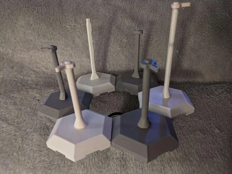 Giá đỡ hình Mini 13 với đế lục giác và chiều cao điều chỉnh