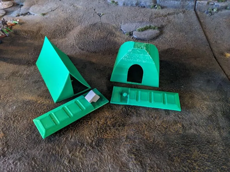 Bộ đồ chơi cắm trại Mini 13 với lều và đèn pin