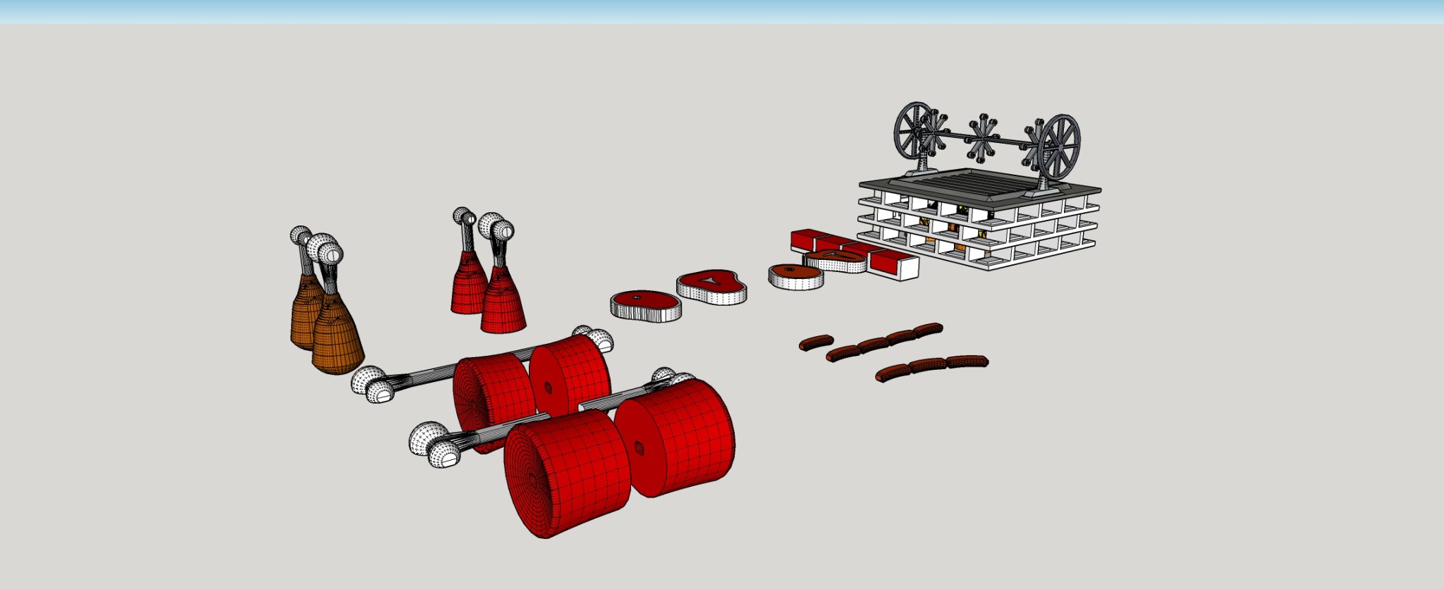 Bộ đồ chơi BBQ Mini 13 với các món thịt đa dạng