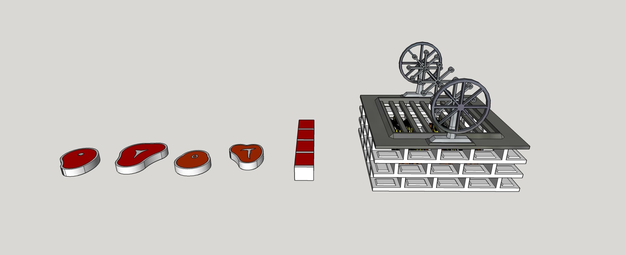 Bộ đồ chơi BBQ Mini 13 với các món thịt đa dạng