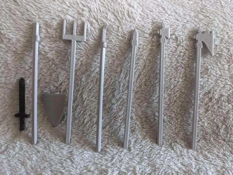 Bộ vũ khí cận chiến Mini 13: Thiết kế vũ khí polearm