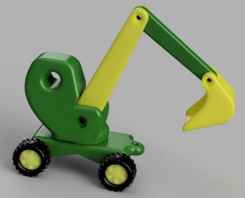 Máy xúc mini đồ chơi cho trẻ em