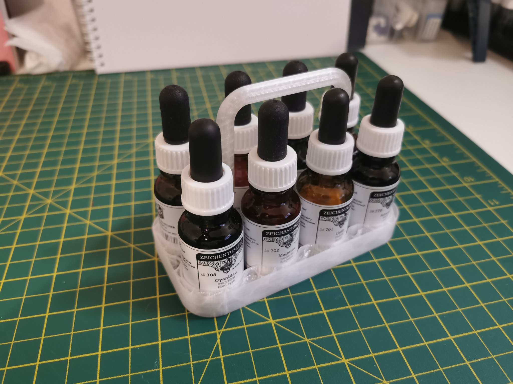 Giá đỡ chai mực 18ml Rohrer & Klingner (⌀26mm)