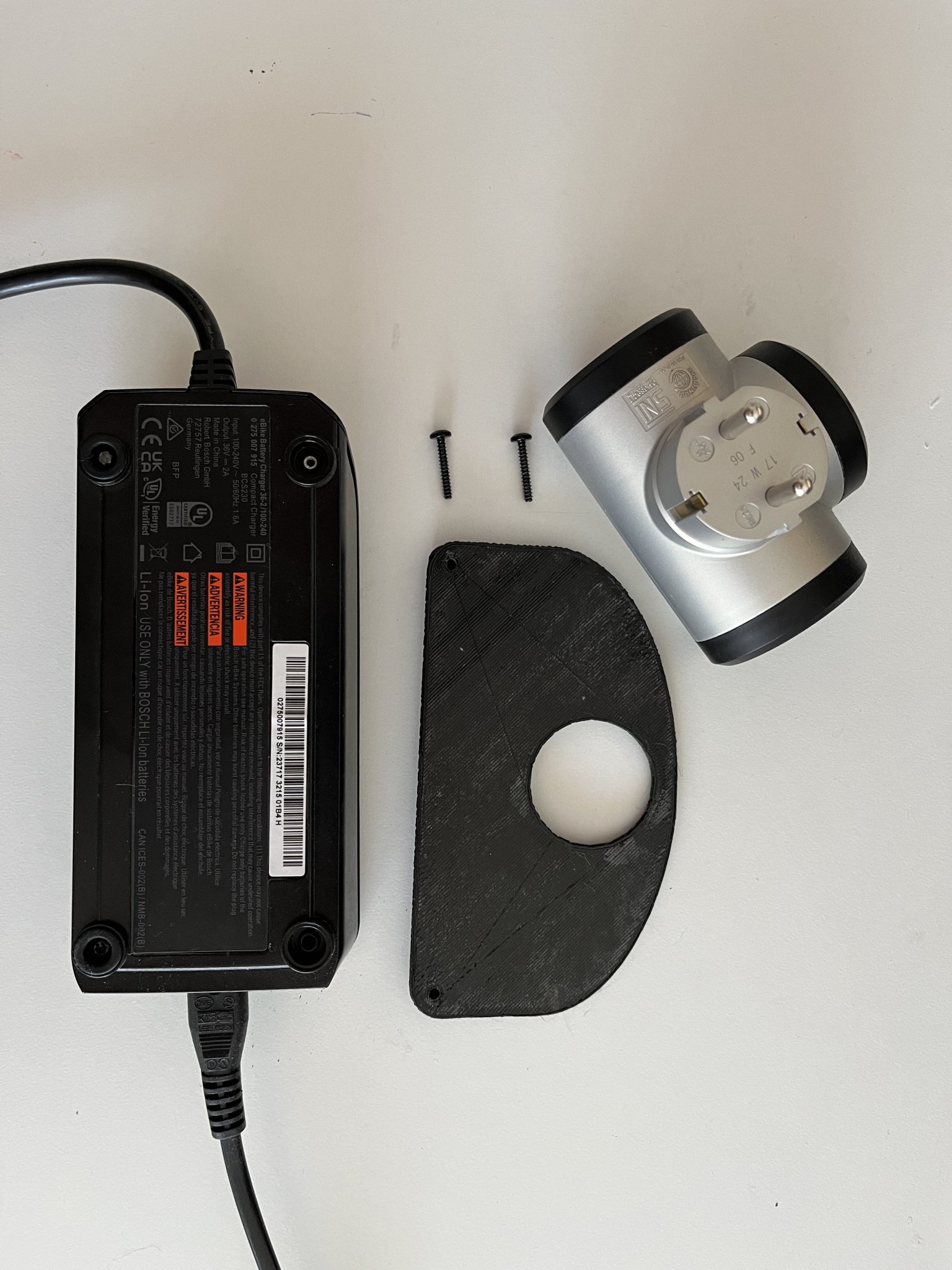 Bộ sạc tường đơn giản hỗ trợ cho xe đạp điện Bosch (phiên bản EU)