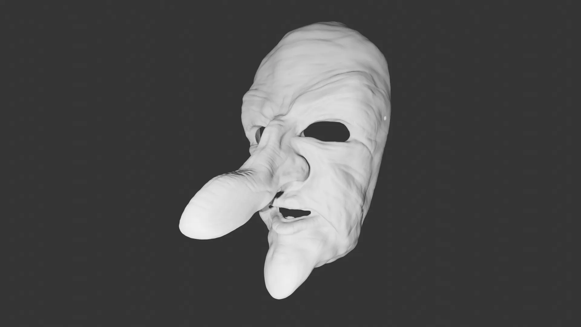 Mặt nạ phù thủy trắng cho trẻ em