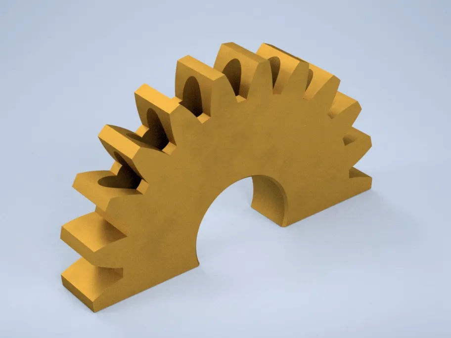 Giá đỡ bút hình bánh răng độc đáo cho bàn làm việc