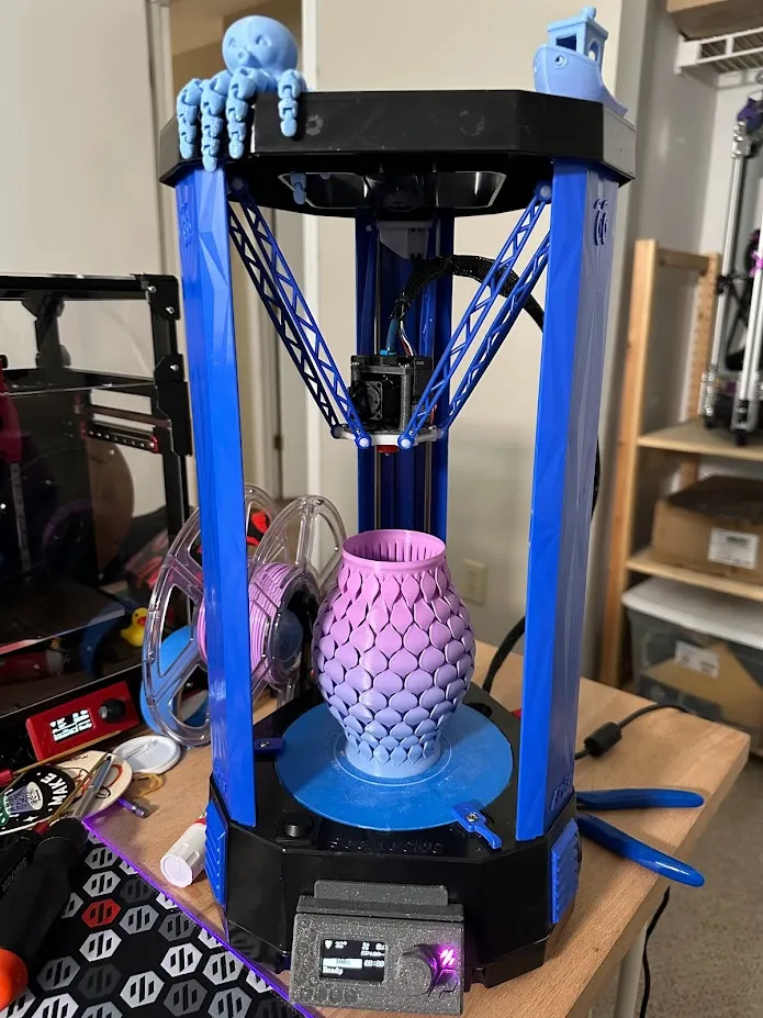 Bộ nâng cấp cảm hứng từ Voron V0 cho máy in mini delta SeeMeCNC Eris