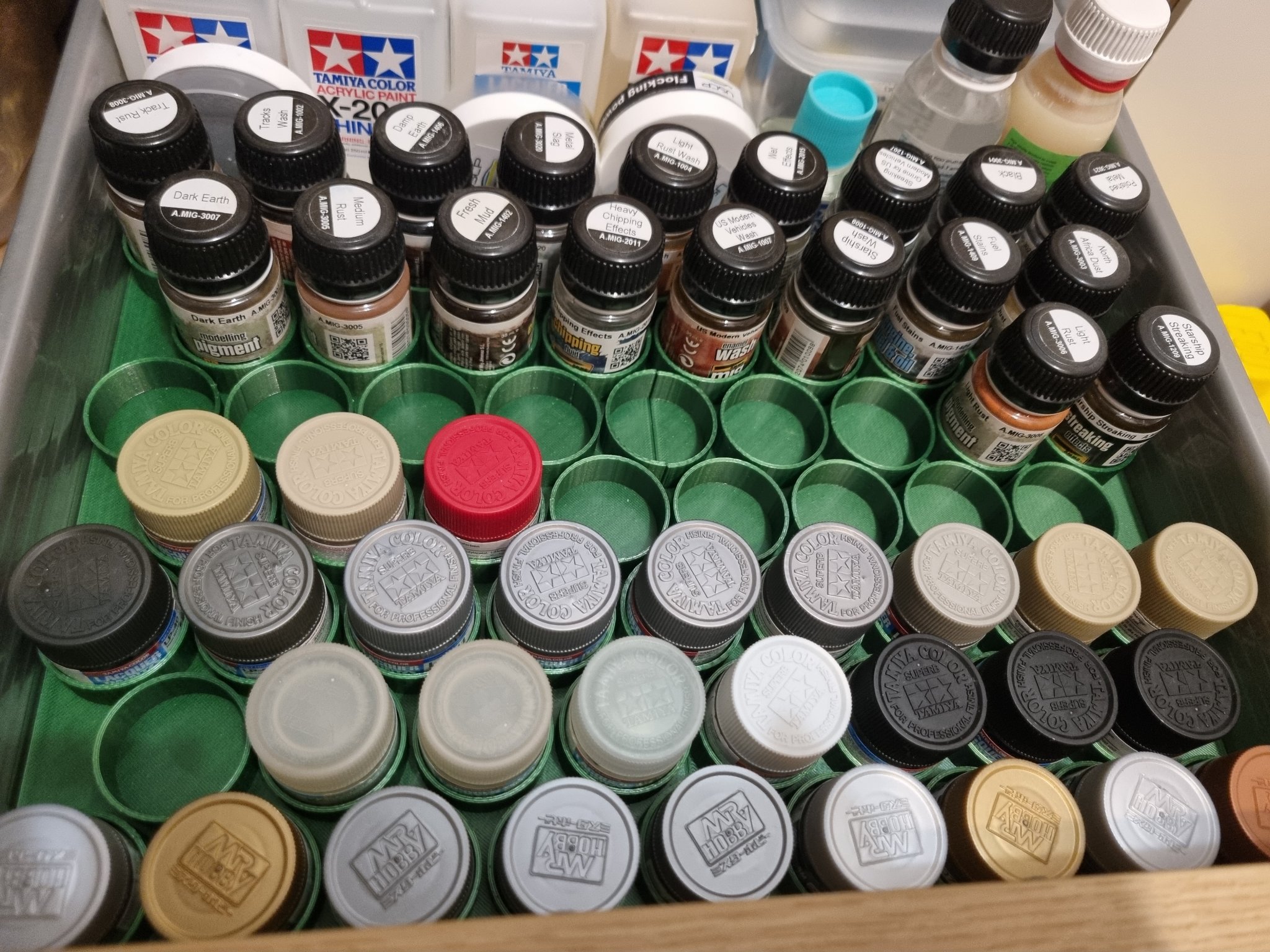 Giá đỡ tổ chức màu sơn 10ml cho Tamiya và Gunze