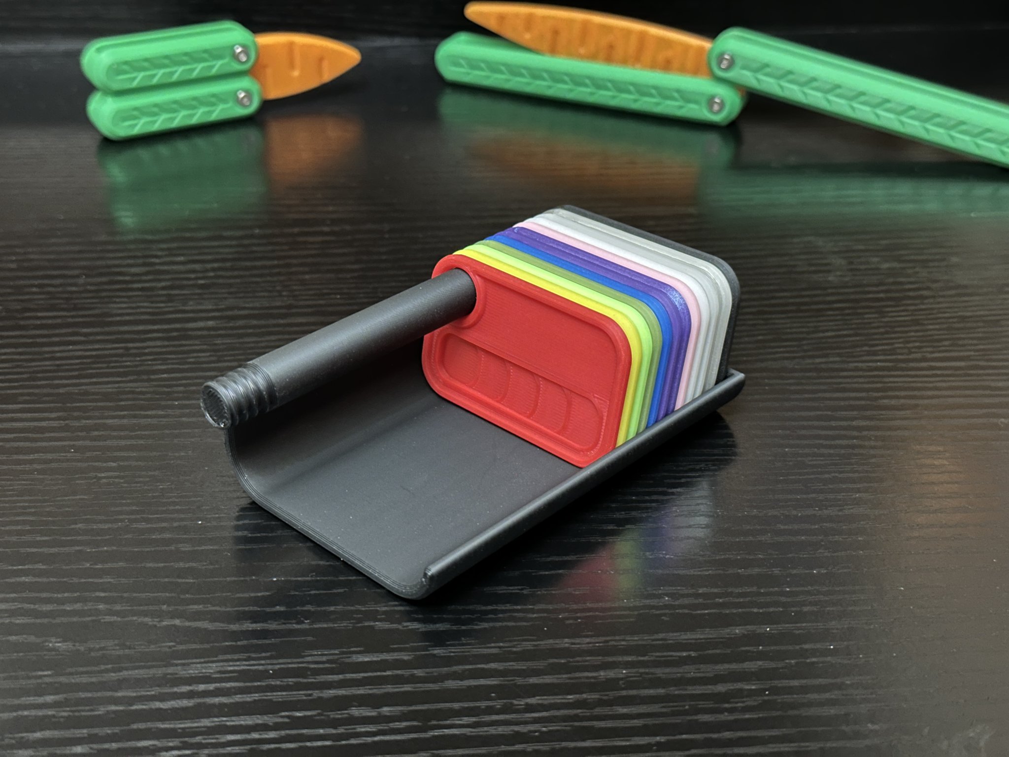 Bảng mẫu filament tối giản với thiết kế sạch sẽ