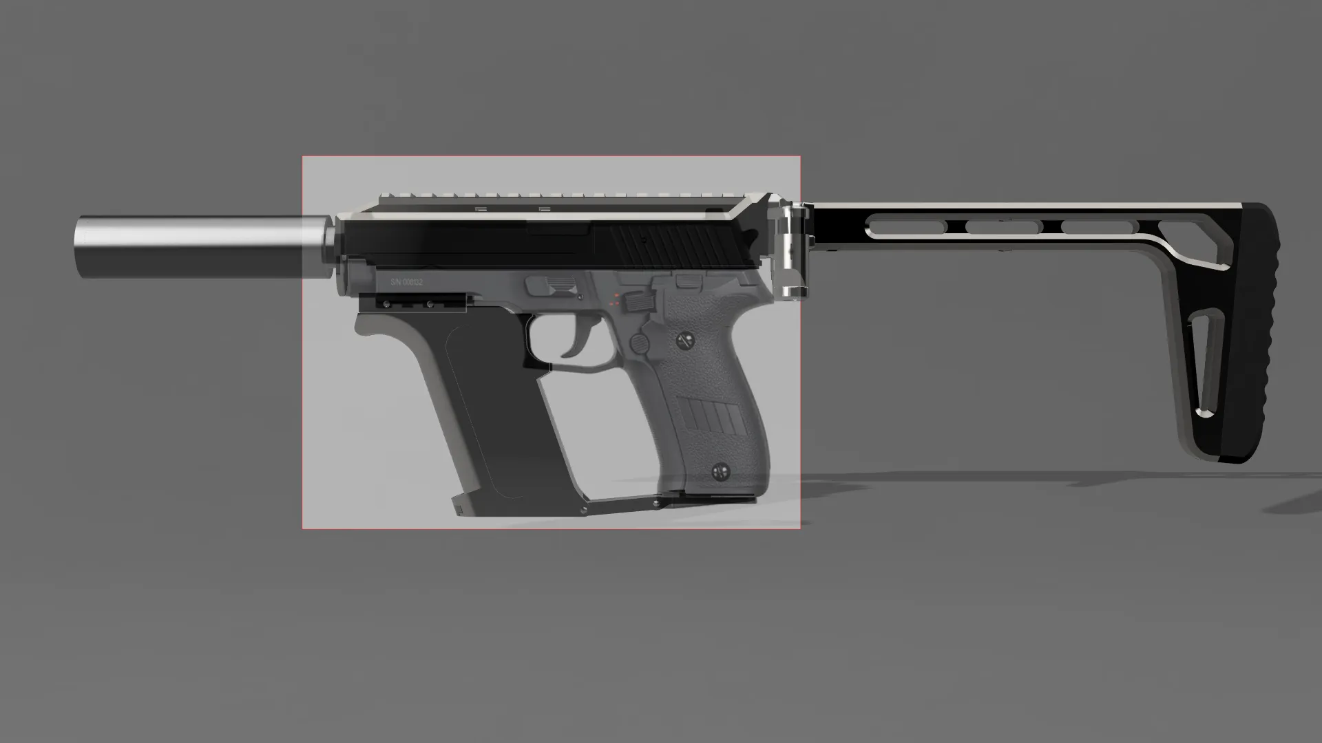 Bộ chuyển đổi MP122 cho súng airsoft Cyma 122