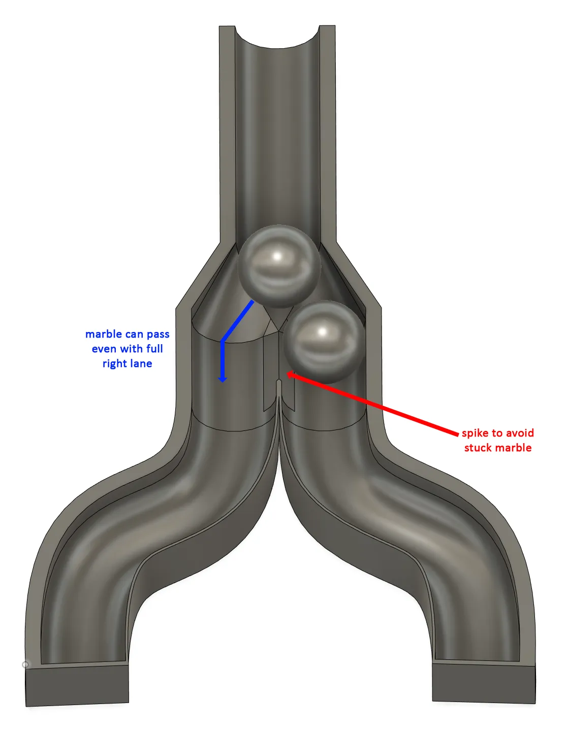 ### Bộ chia bi Wintergatan với độ phụ thuộc chiều cao thấp hơn (tham số)