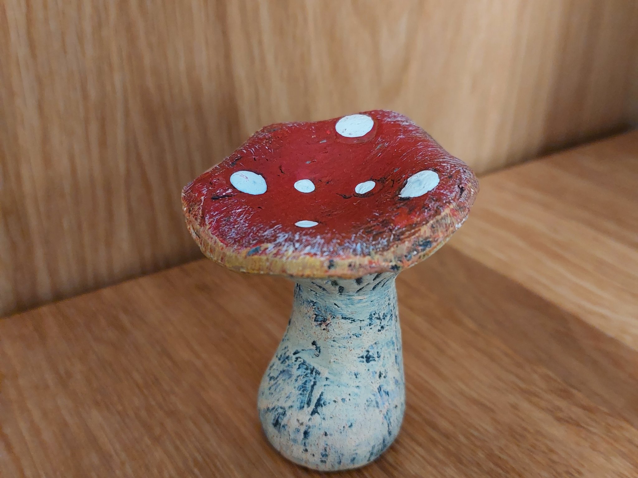 Mô hình nấm 3D in từ PLA trắng