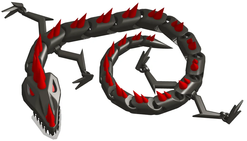 Rồng khớp nối in tại chỗ đơn giản