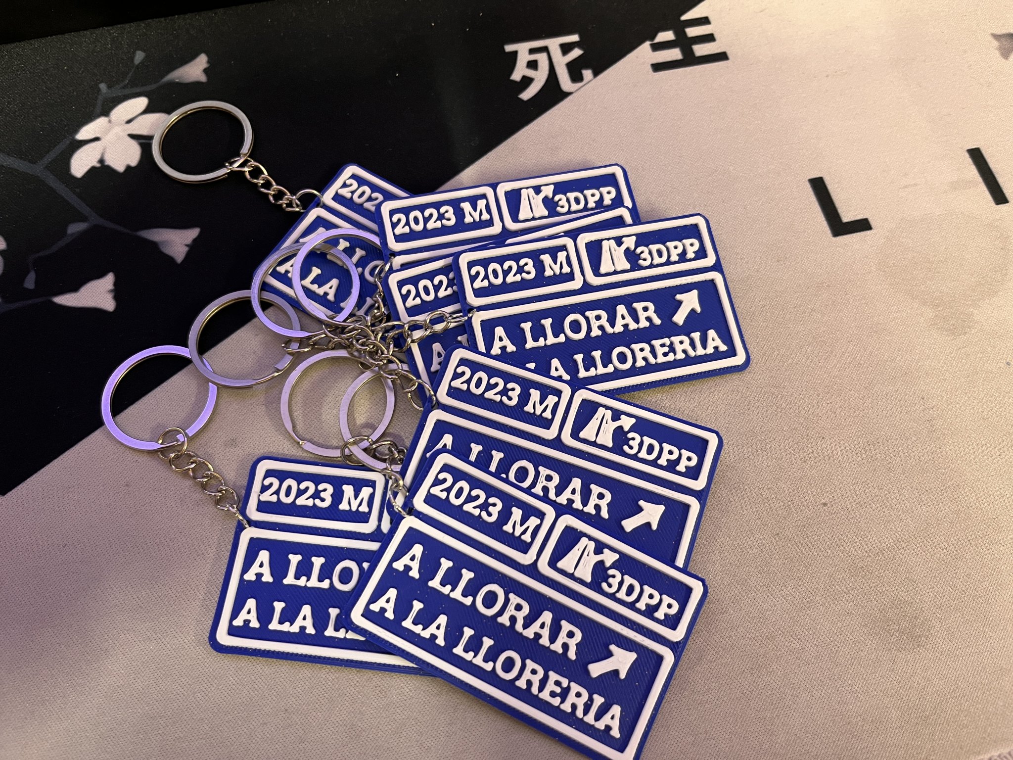 Móc chìa khóa 3D độc đáo cho bữa tiệc máy in 3D 2023