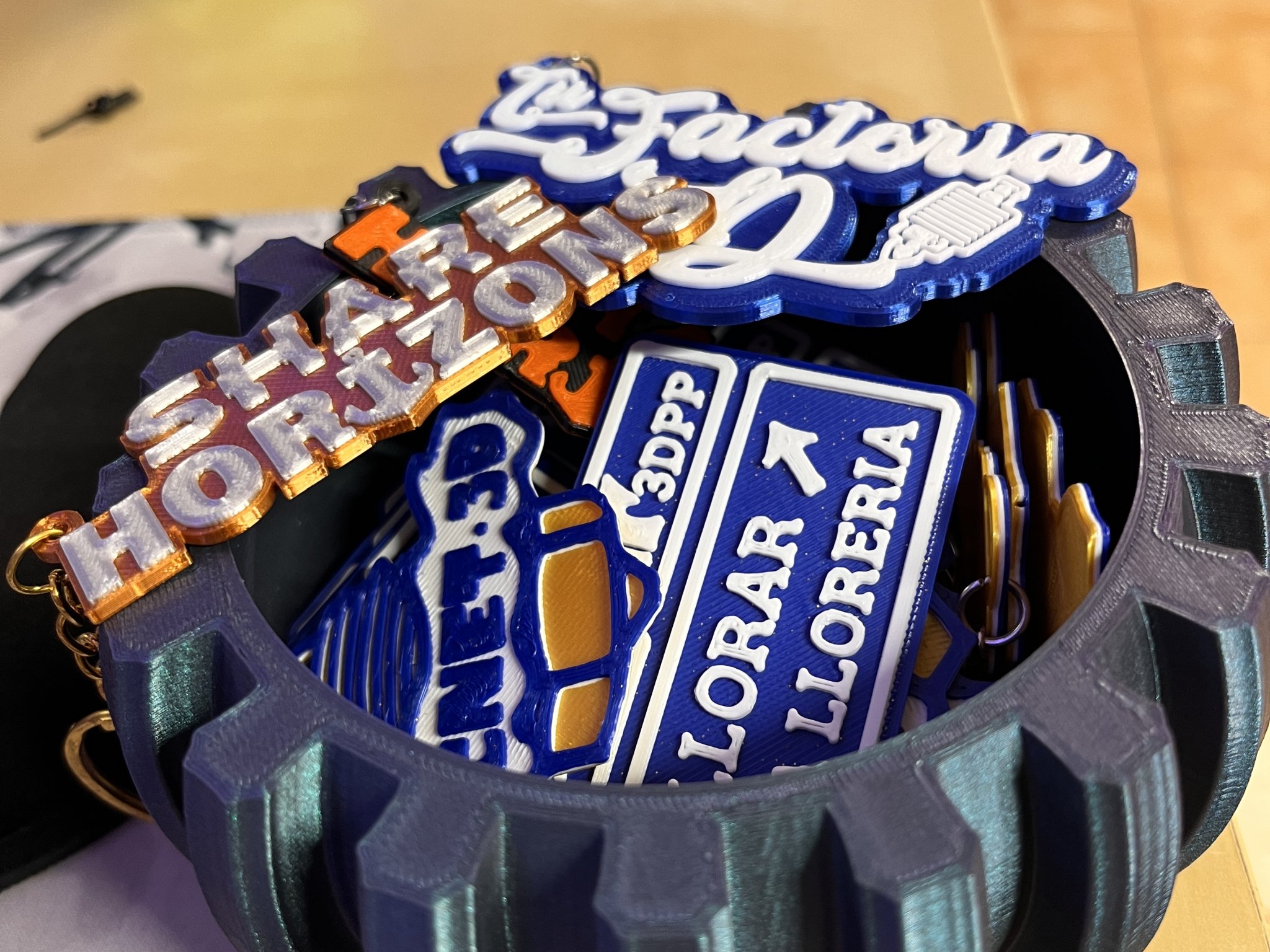 Móc chìa khóa 3D độc đáo cho bữa tiệc máy in 3D 2023