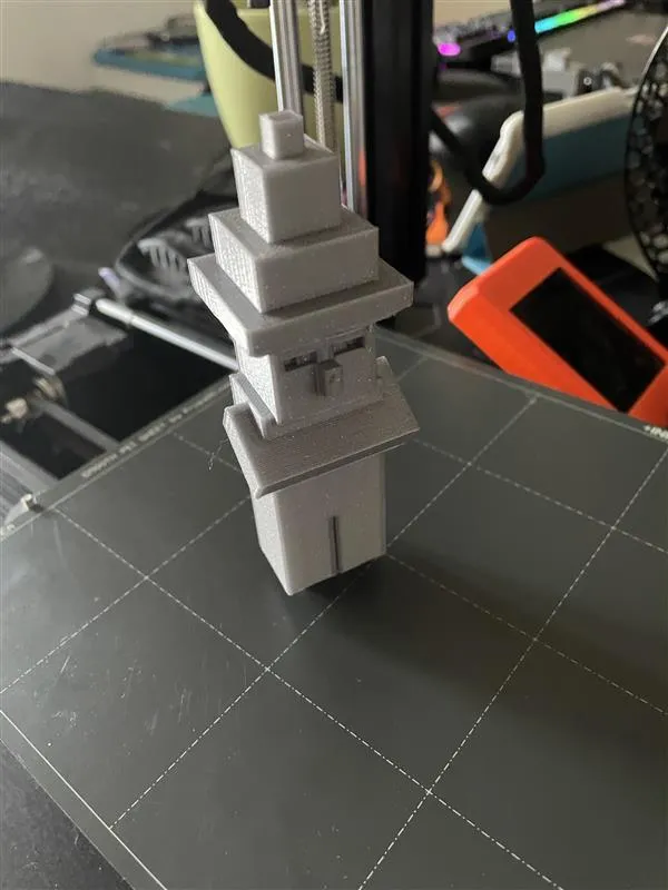 Nhân vật phù thủy Minecraft phong cách độc đáo