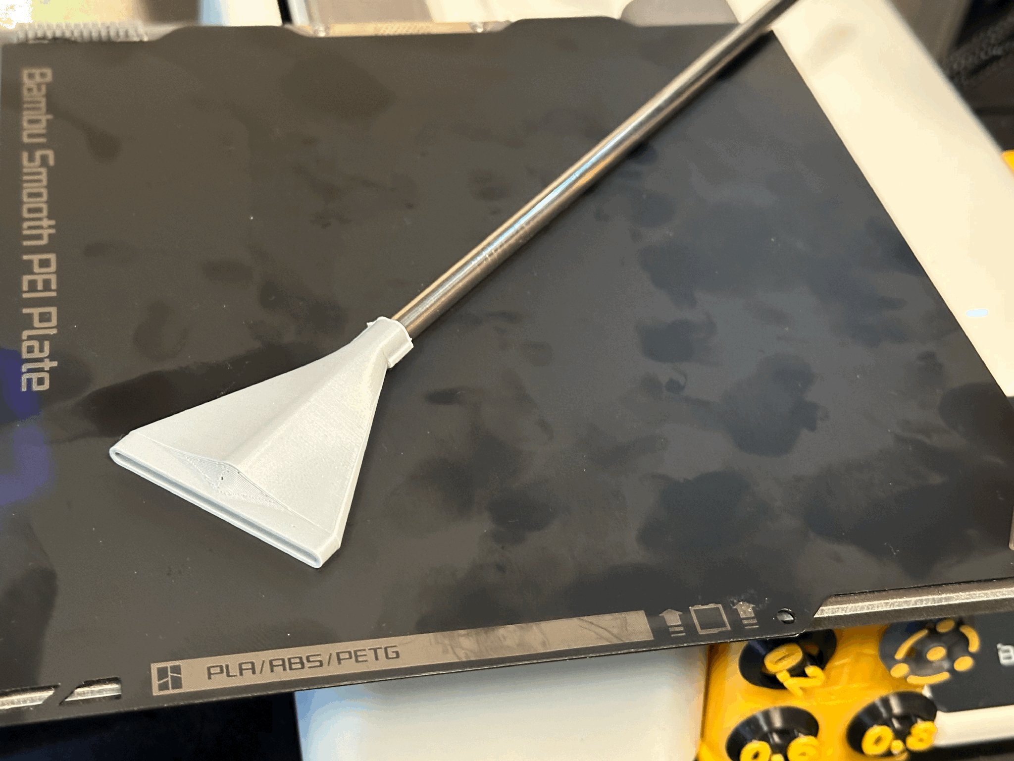 Vòi phun Acrylic với ống hút để đổ màu