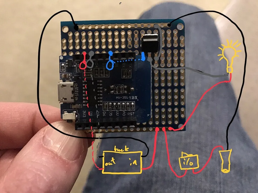 Đèn báo hiệu cho camera có dây