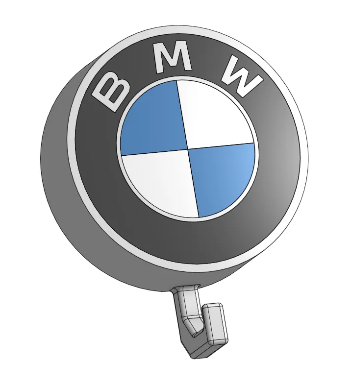 Giá đỡ tai nghe và chìa khóa có logo BMW