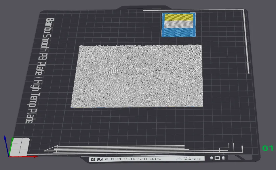 Mô hình lithophane hoa sen đen từ thẻ MTG Black Lotus