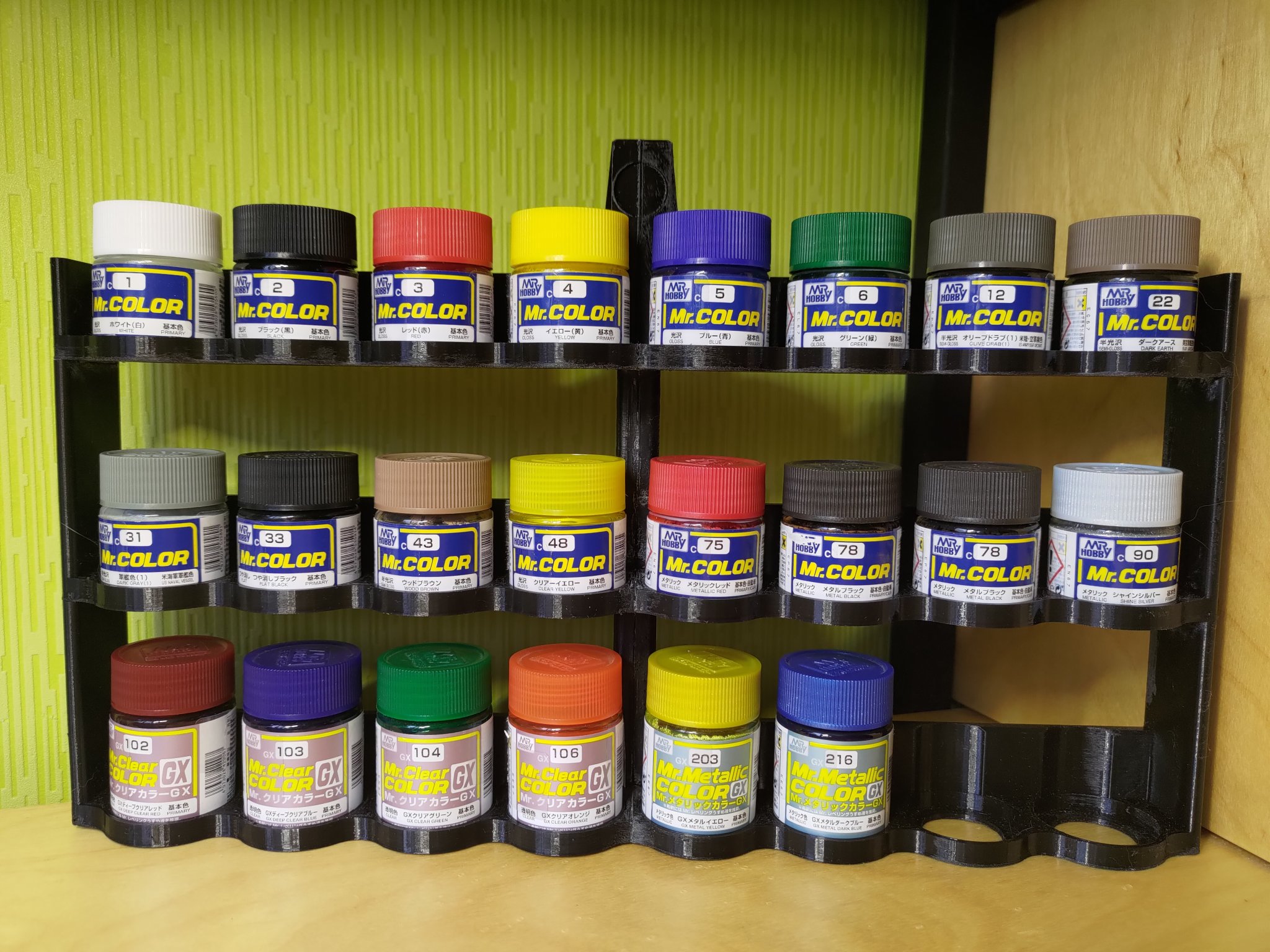 Giá đỡ chai sơn cho chai 10ml và 15ml của Mr. Hobby