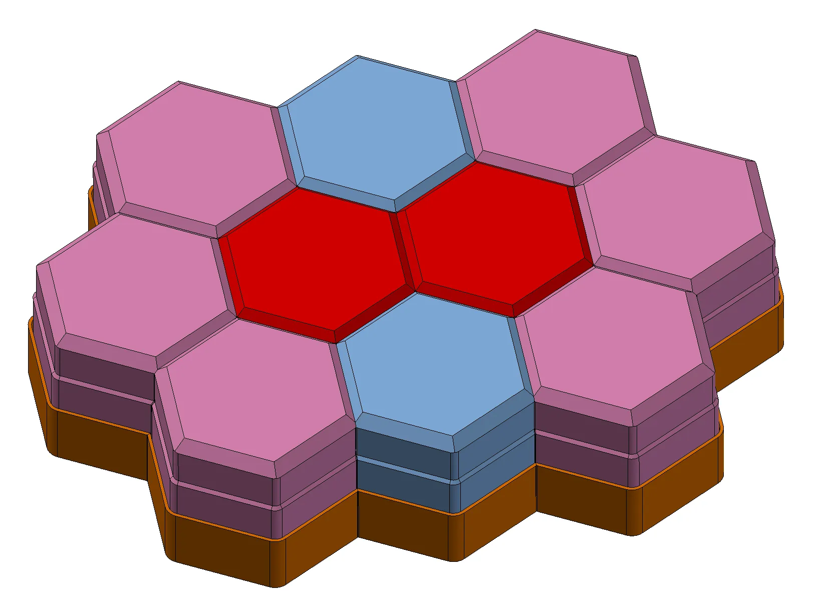 Đế lớn cho đài phun nước để bàn kiểu modular