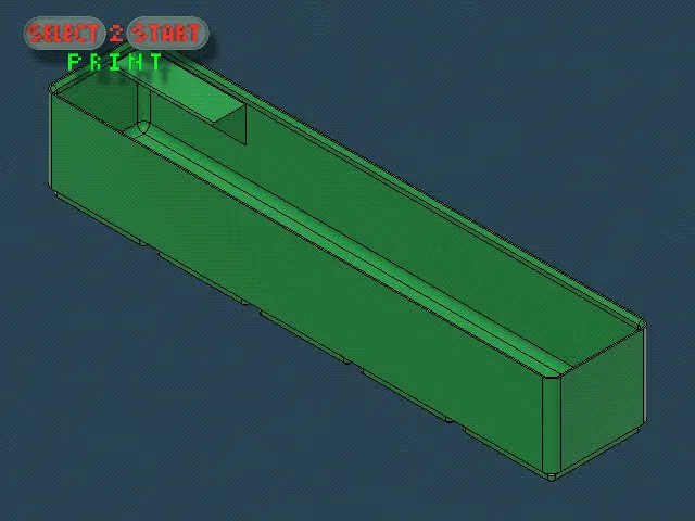 Thùng 1x5x5 Gridfinity cho tổ chức bàn làm việc