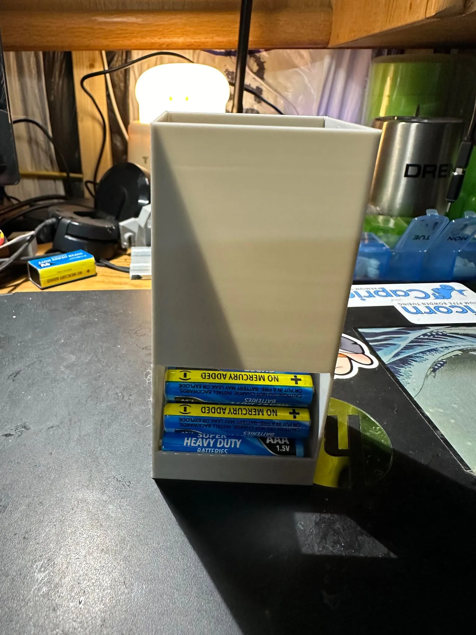 Hộp đựng pin AAA tiện lợi cho tổ chức và lưu trữ