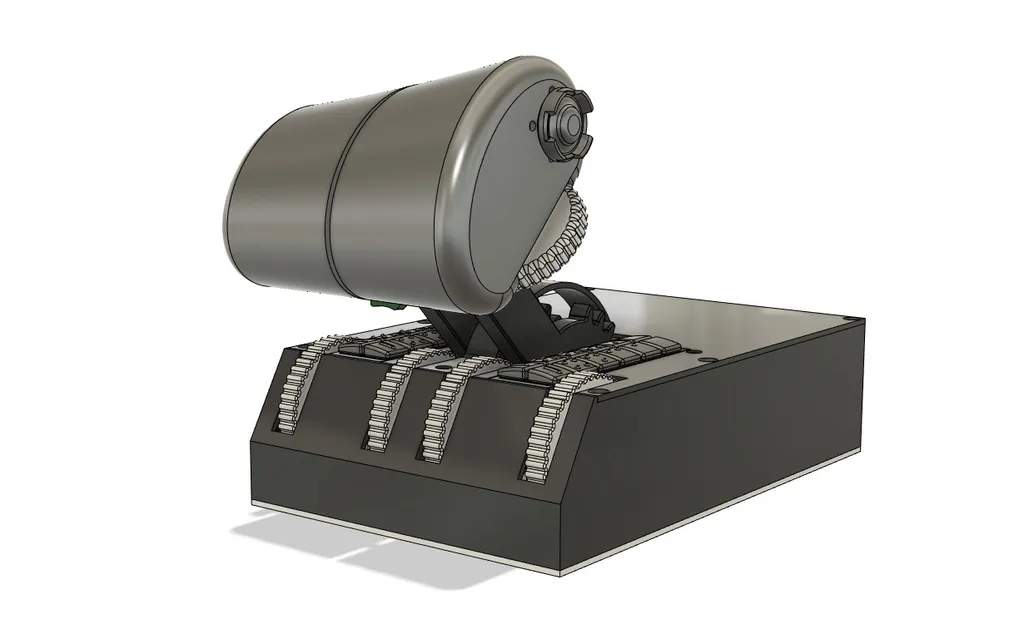 Bộ điều khiển ga với 7 trục và 32 nút bấm